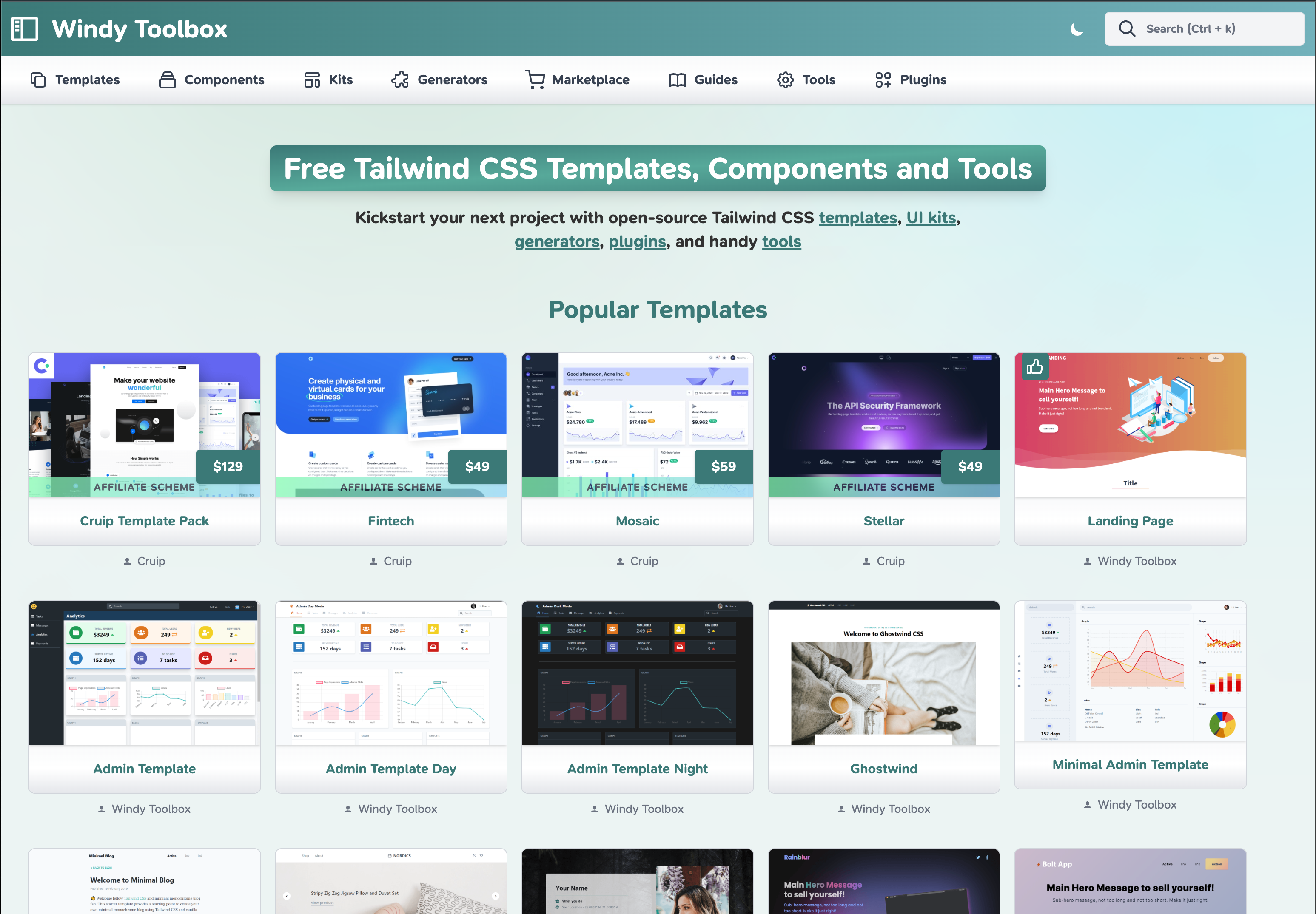WindyToolbox Homepage